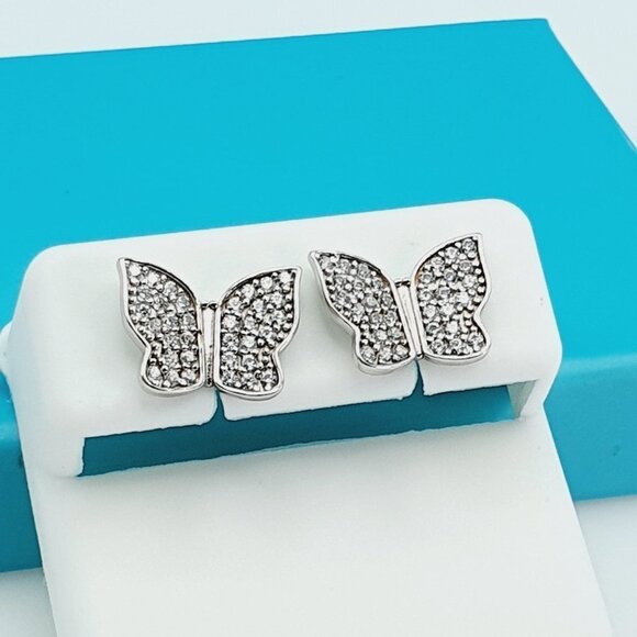 "925 Sterling Silver CZ Beautiful Earrings for Women, 1USPAR4239 - Picture 5 of 11